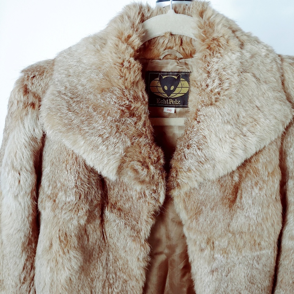 Echt Pelz Vintage Fur Coat